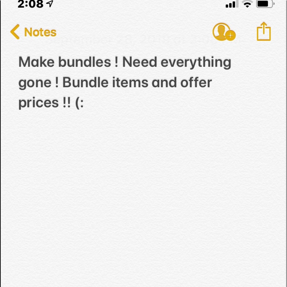 Make bundles ! Make offers
